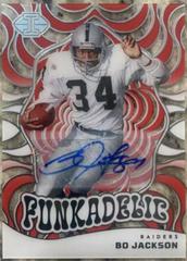 Bo Jackson [Red] #2 Football Cards 2023 Panini Illusions Funkadelic Signature Prices