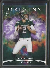 Zach Wilson [Purple] #102 Football Cards 2021 Panini Origins Prices