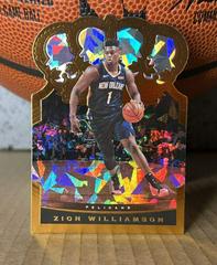 Zion Williamson [Asia Gold] Basketball Cards 2020 Panini Crown Royale Prices