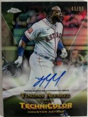 Yordan Alvarez Baseball Cards 2023 Topps Chrome in Technicolor Autographs Prices