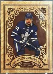 Auston Matthews #W-AM Hockey Cards 2023 O-Pee-Chee Wood Prices
