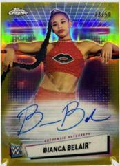Bianca Belair [Gold Refractor] #A-BB Wrestling Cards 2021 Topps Chrome WWE Autographs Prices