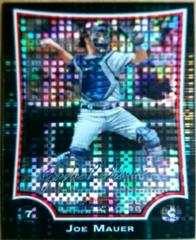 Joe Mauer [Xfractor] Baseball Cards 2009 Bowman Chrome Prices