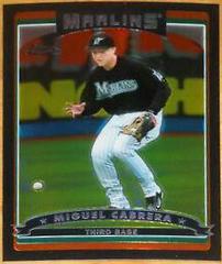 Miguel Cabrera [Black Refractor] #215 Baseball Cards 2006 Topps Chrome Prices