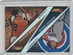 Buster Posey, Kyle Schwarber #MI-3 Baseball Cards 2015 Bowman's Best Mirror Image Prices