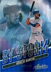 Adolis Garcia [Spectrum Blue] #BYS-5 Baseball Cards 2022 Panini Absolute By Storm Prices