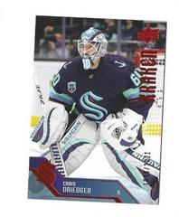 Chris Driedger [Red] #1 Hockey Cards 2021 Upper Deck Seattle Kraken Prices