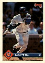 Sammy Sosa #186 Baseball Cards 1993 Donruss Prices