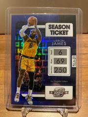 LeBron James [Black Pandora] Basketball Cards 2021 Panini Contenders Optic Prices