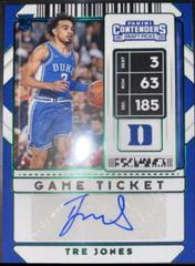 Tre Jones [Green Autograph] Basketball Cards 2020 Panini Contenders Draft Picks Prices