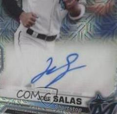 Jose Salas [Orange Refractor] Baseball Cards 2021 Bowman Chrome Mega Box Mojo Autographs Prices