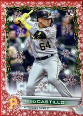 Diego Castillo [Red] #HW192 Baseball Cards 2022 Topps Holiday Prices