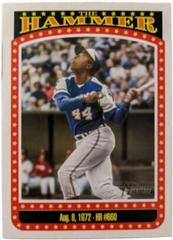 Hank Aaron #TH-8 Baseball Cards 2023 Topps Heritage The Hammer Prices