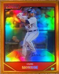 Craig Monroe [Orange Refractor] #139 Baseball Cards 2007 Bowman Chrome Prices