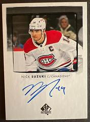 Nick Suzuki #UDA-SU Hockey Cards 2022 SP Authentic UD Autographs Prices