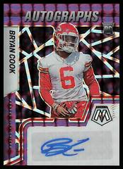 Bryan Cook [Purple] Football Cards 2022 Panini Mosaic Rookie Autographs Prices