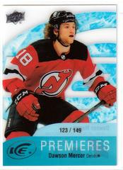 Dawson Mercer #27 Hockey Cards 2021 Upper Deck Ice Premieres Retro Prices