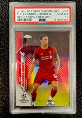 Trent Alexander Arnold [Red Carbon Fiber Refractor] #48 Soccer Cards 2019 Topps Chrome UEFA Champions League Prices