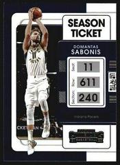 Domantas Sabonis Basketball Cards 2021 Panini Contenders Prices