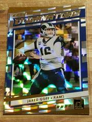 Jared Goff [Gold] Football Cards 2020 Panini Donruss Dominators Prices