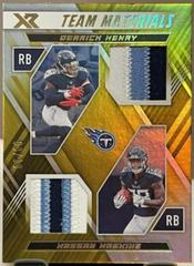 Derrick Henry, Hassan Haskins #TM-35 Football Cards 2022 Panini XR Team Materials Prices