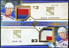 Alexis Lafreniere [Premium] Hockey Cards 2021 SPx Winning Materials Prices