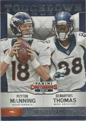 Peyton Manning, Demaryius Thomas Football Cards 2014 Panini Contenders Touchdown Tandems Prices