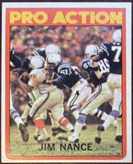 Jim Nance [In Action] Football Cards 1972 Topps Prices