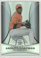 Aroldis Chapman [Refractor Thick Stock] #PP10 Baseball Cards 2010 Bowman Platinum Prospects Prices
