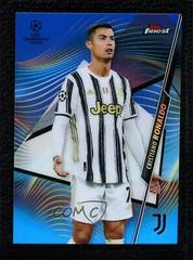 Cristiano Ronaldo [Blue Refractor] Soccer Cards 2020 Topps Finest UEFA Champions League Prices