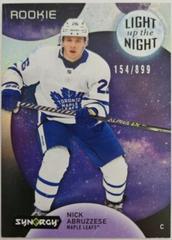 Nick Abruzzese #LNR-NA Hockey Cards 2022 Upper Deck Synergy Light Up The Night Rookies Prices