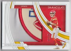Patrick Mahomes II [Blue] #50 Football Cards 2022 Panini Immaculate Collection Prices