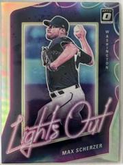 Max Scherzer [Holo] Baseball Cards 2021 Panini Donruss Optic Lights Out Prices