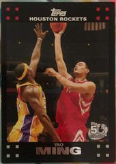 Yao Ming #11 Basketball Cards 2007 Topps 50th Anniversary Prices