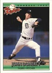 John Doherty #33 Baseball Cards 1992 Panini Donruss Rookies Prices