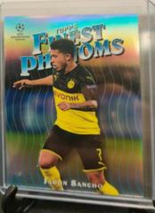 Jadon Sancho [Gold Refractor] #FP-JS Soccer Cards 2019 Finest UEFA Champions League Phenoms Prices