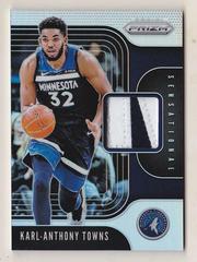 Karl Anthony Towns [Prime] Basketball Cards 2019 Panini Prizm Sensational Swatches Prices