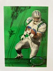 Emmitt Smith [Precious Metal Gems Green] #126 Football Cards 1997 Metal Universe Prices