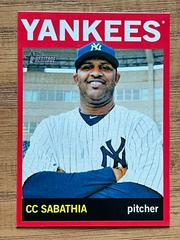 CC Sabathia [Arms Crossed Red Border] Baseball Cards 2013 Topps Heritage Prices