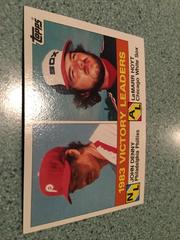 Victory Leaders [J. Denny, L. Hoyt] #135 Baseball Cards 1984 Topps Prices