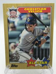 Christian Yelich #87AS-26 Baseball Cards 2022 Topps 1987 All Stars Prices