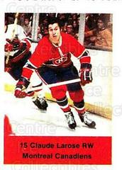 Claude Larose Hockey Cards 1974 NHL Action Stamps Prices
