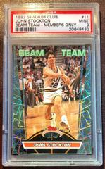 John Stockton [Members Only] #11 Basketball Cards 1992 Stadium Club Beam Team Prices