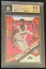 Paul George [Pink Fluorescent] Basketball Cards 2019 Panini Mosaic Will to Win Prices