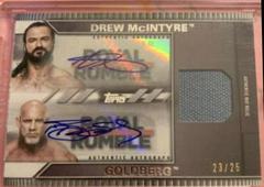 Goldberg [Blue Autograph] Wrestling Cards 2021 Topps WWE Undisputed Superstar Mat Relics Prices