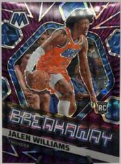 Jalen Williams [Purple] #8 Basketball Cards 2022 Panini Mosaic Breakaway Prices