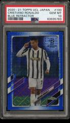 Cristiano Ronaldo [Blue] #100 Soccer Cards 2020 Topps Chrome UEFA Champions League Prices