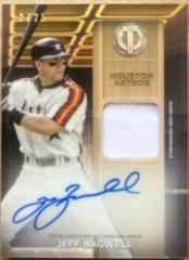 Jeff Bagwell [Orange] Baseball Cards 2024 Topps Tribute Threads Autograph Relic Prices
