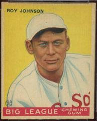 Roy Johnson #8 Baseball Cards 1933 World Wide Gum Prices