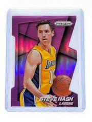 Steve Nash [Purple Die Cut Prizm] Basketball Cards 2014 Panini Prizm Prices